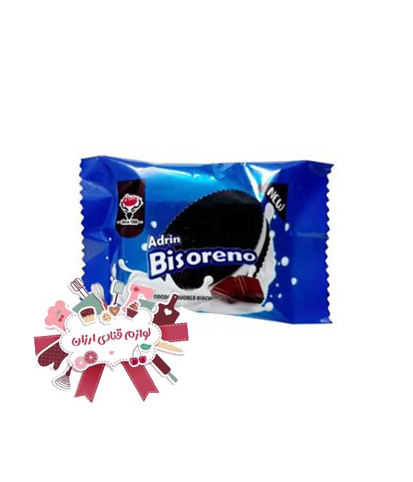 بیسکوئیت کاکائویی بیس اورنو با کرم کاکائو آدرین 50 تایی adrin bisoreno